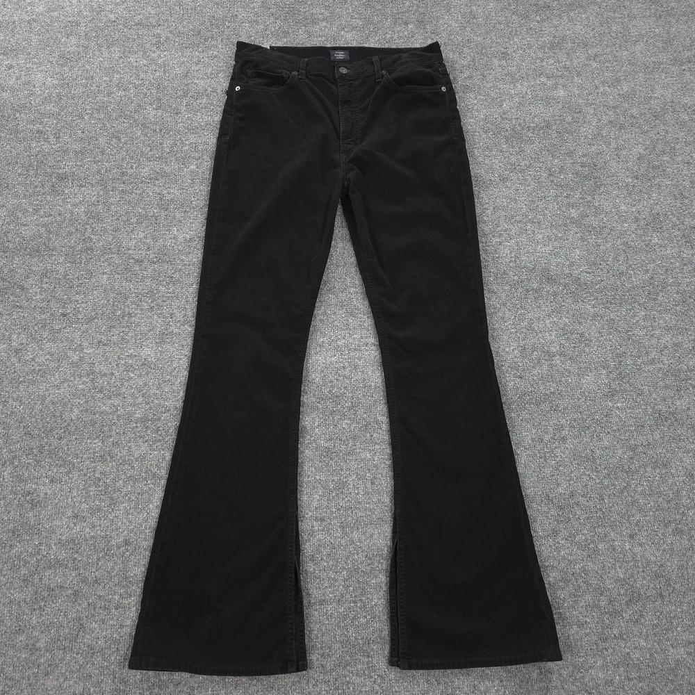 Citizens Of Humanity Pants Womens 30 Black Georgia High Rise Bootcut Corduroy